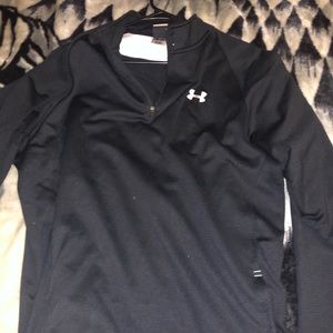 UA 1/4 zip Black XL w/pockets